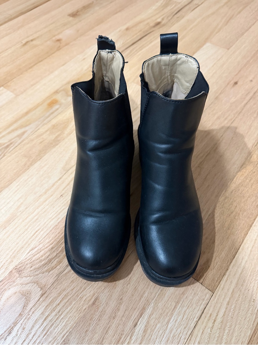 Steve Madden Black Chelsea Ankle Booties